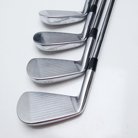 Used Mizuno MP-18 SC Iron Set / 4 - PW / Stiff Flex