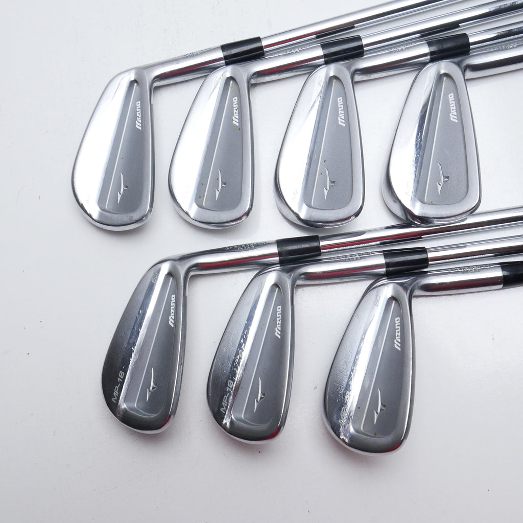 Used Mizuno MP-18 SC Iron Set / 4 - PW / Stiff Flex