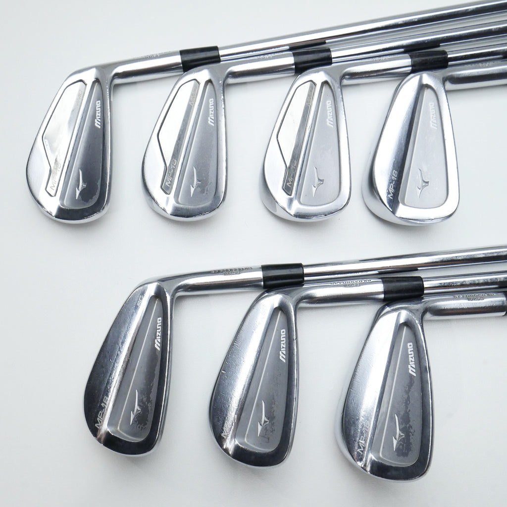 Used Mizuno MP-18 SC Iron Set / 4 - PW / Stiff Flex