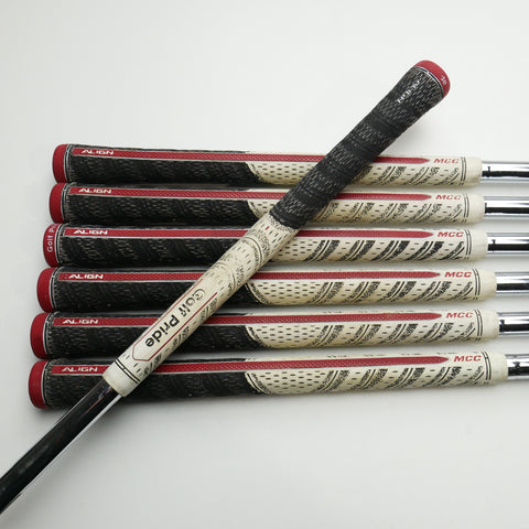 Used Mizuno MP-18 SC & MP-18 Blade Combo Iron Set / 4 - PW / Stiff Flex