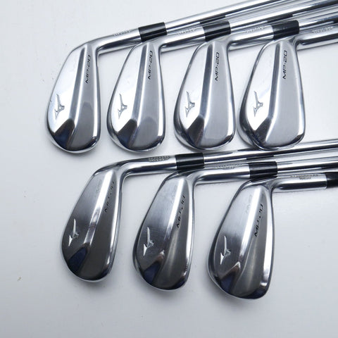 Used Mizuno MP-20 HMB Iron Set / 4 - PW / Regular Flex