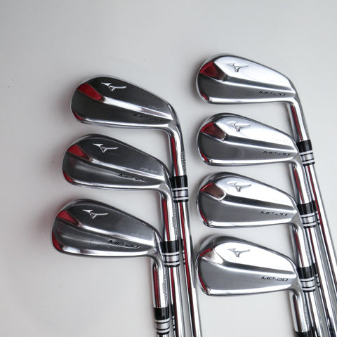 Used Mizuno MP-20 HMB Iron Set / 4 - PW / X-Stiff Flex