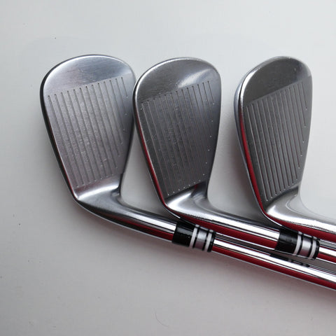 Used Mizuno MP-20 HMB Iron Set / 4 - PW / X-Stiff Flex