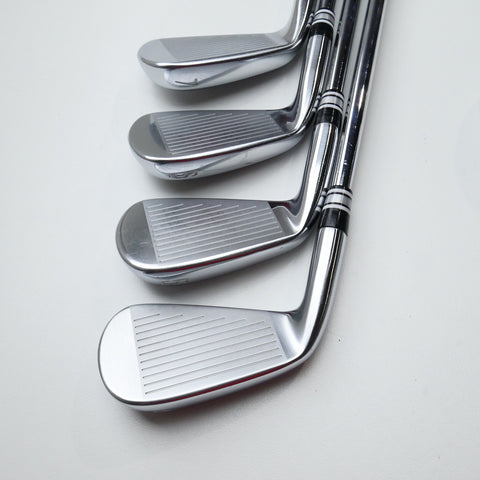 Used Mizuno MP-20 HMB Iron Set / 4 - PW / X-Stiff Flex