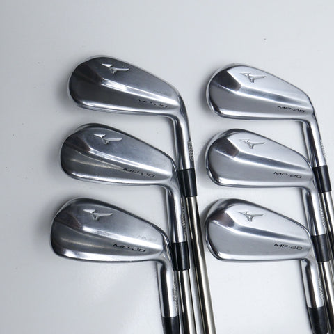 Used Mizuno MP-20 HMB Iron Set / 5 - PW / Stiff Flex