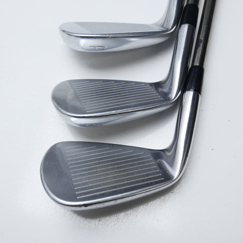 Used Mizuno MP-20 HMB Iron Set / 5 - PW / Stiff Flex