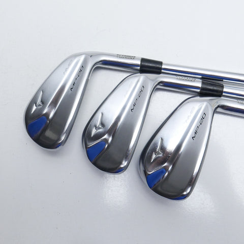Used Mizuno MP-20 HMB Iron Set / 6 - PW / Stiff Flex