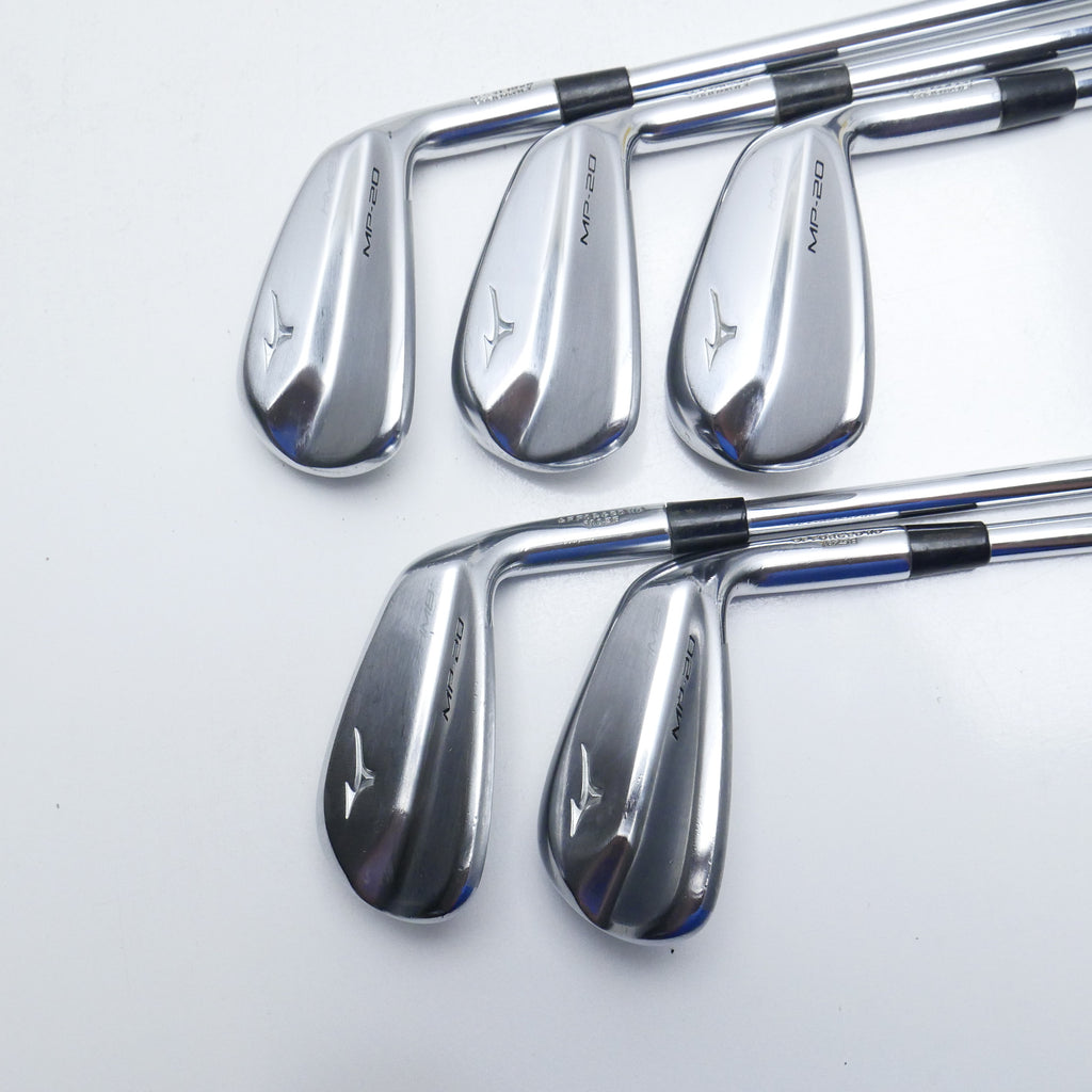 Used Mizuno MP-20 HMB Iron Set / 6 - PW / Stiff Flex
