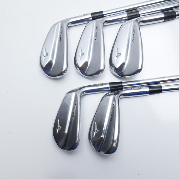 Used Mizuno MP-20 HMB Iron Set / 6 - PW / Stiff Flex