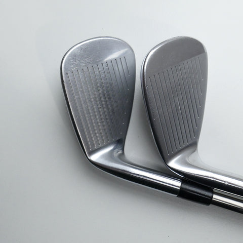 Used Mizuno MP-20 HMB Iron Set / 7 - PW / Stiff Flex