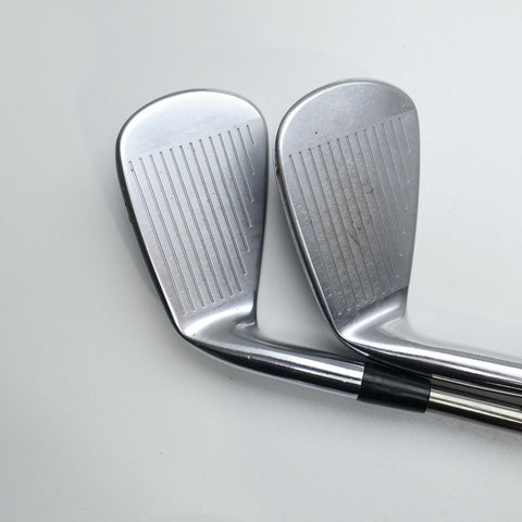 Used Mizuno MP-20 HMB Iron Set / 7 - PW / Stiff Flex