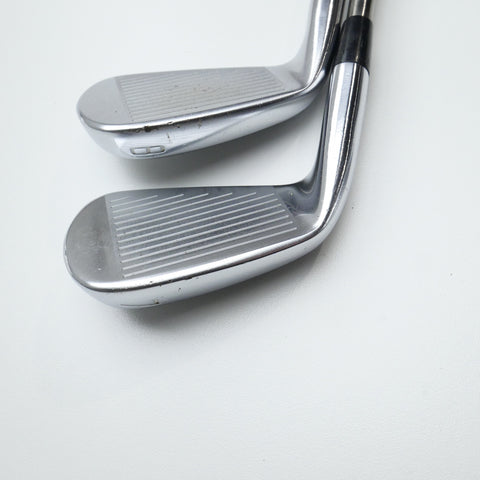 Used Mizuno MP-20 HMB Iron Set / 7 - PW / Stiff Flex