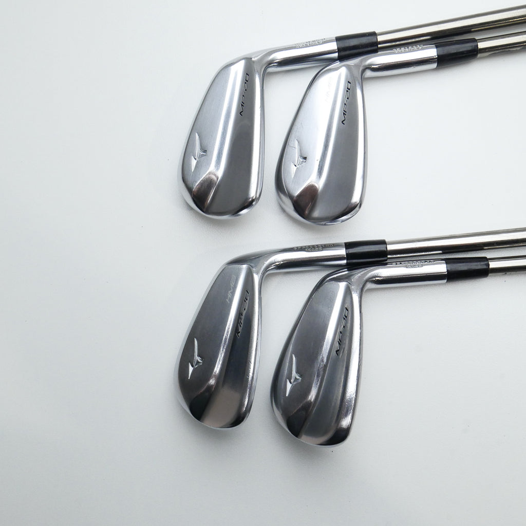 Used Mizuno MP-20 HMB Iron Set / 7 - PW / Stiff Flex