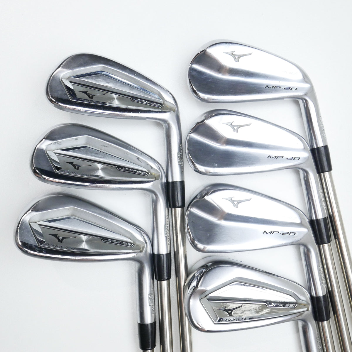 Used Mizuno MP-20 HMB & JPX 921 Forged Iron Set / 4 - PW / X-Stiff Flex