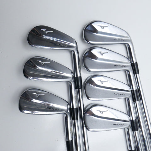 Used Mizuno MP-20 HMB & MP-20 Combo Set Iron Set / 4 - PW / Stiff Flex
