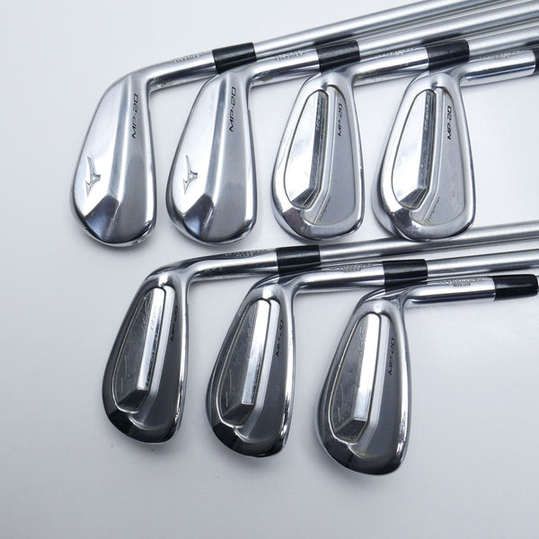 Used Mizuno MP-20 HMB & MP-20 MMC Iron Set / 4 - PW / Stiff Flex