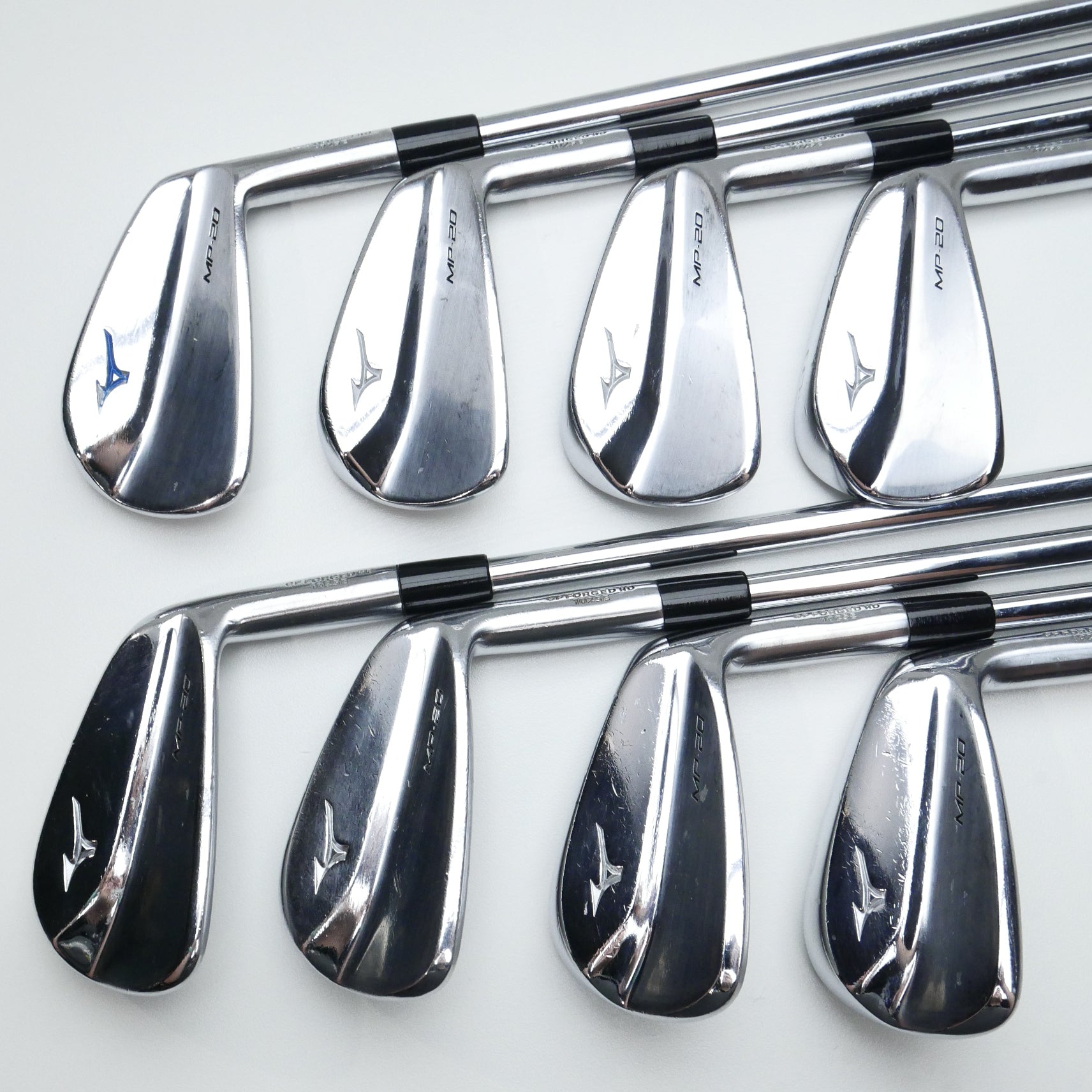 Used Mizuno MP-20 Iron Set / 3 - PW / X-Stiff Flex