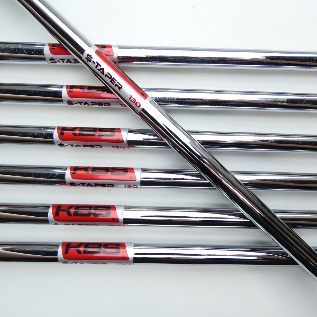 Used Mizuno MP-20 Iron Set / 4 - PW / Stiff Flex