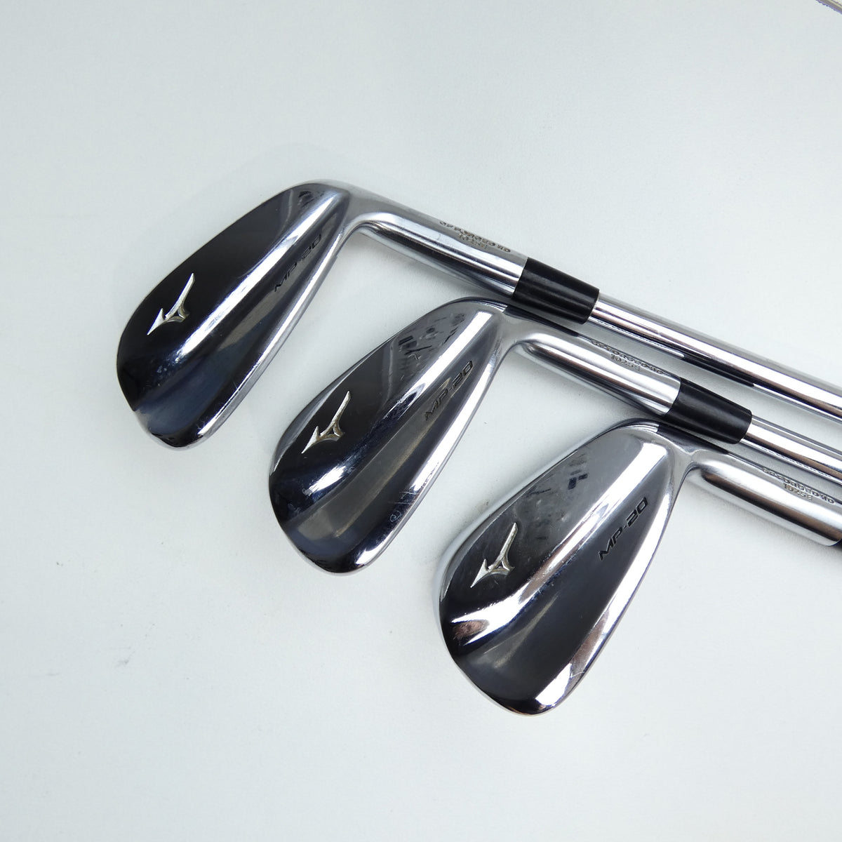 Used Mizuno MP-20 Iron Set / 4 - PW / Stiff Flex