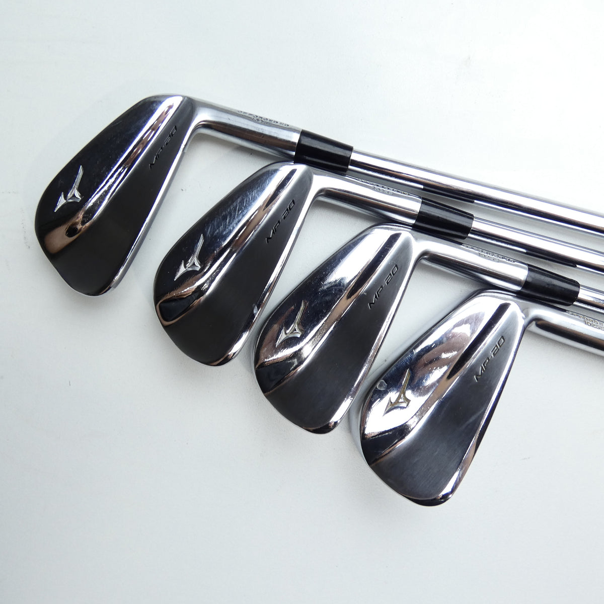Used Mizuno MP-20 Iron Set / 4 - PW / Stiff Flex