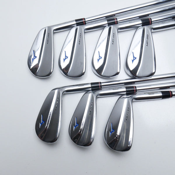 Used Mizuno MP-20 Iron Set / 4 - PW / Stiff Flex