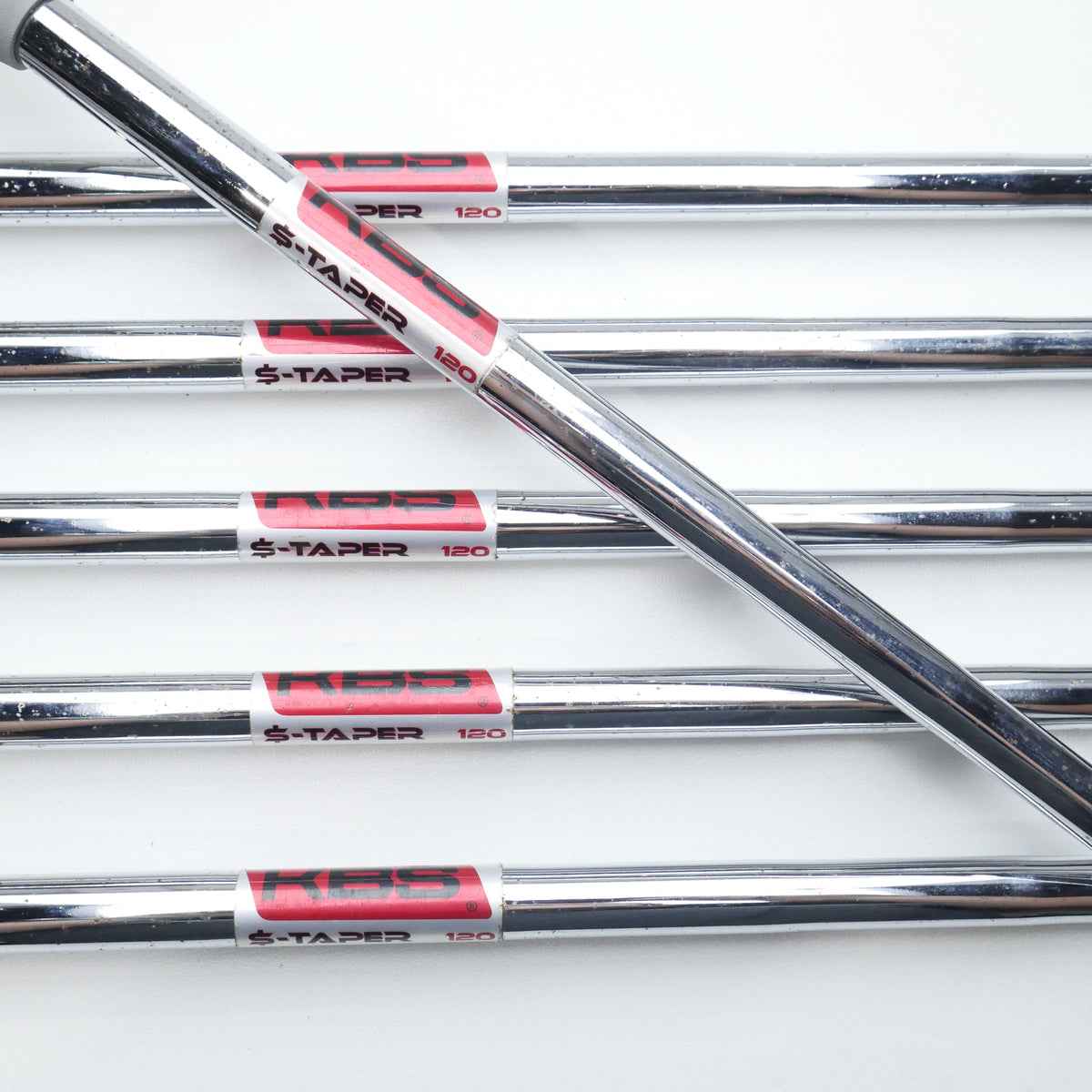 Used Mizuno MP-20 Iron Set / 5 - PW / Stiff Flex