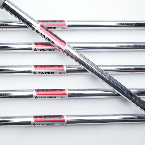 Used Mizuno MP-20 Iron Set / 5 - PW / Stiff Flex