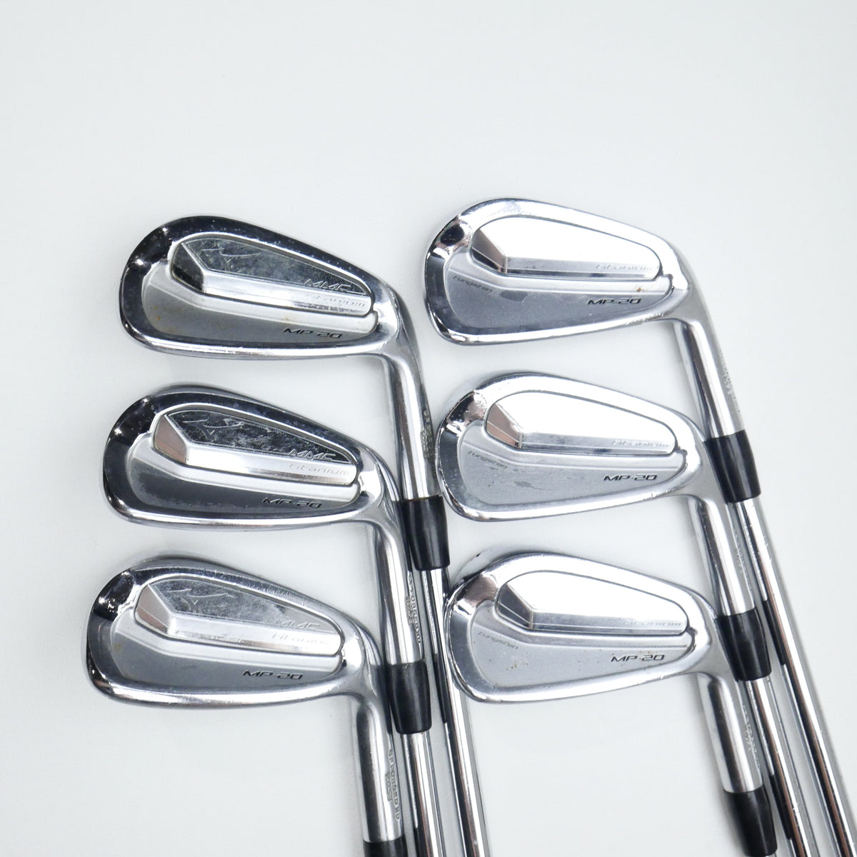 Used Mizuno MP-20 Iron Set / 5 - PW / Stiff Flex