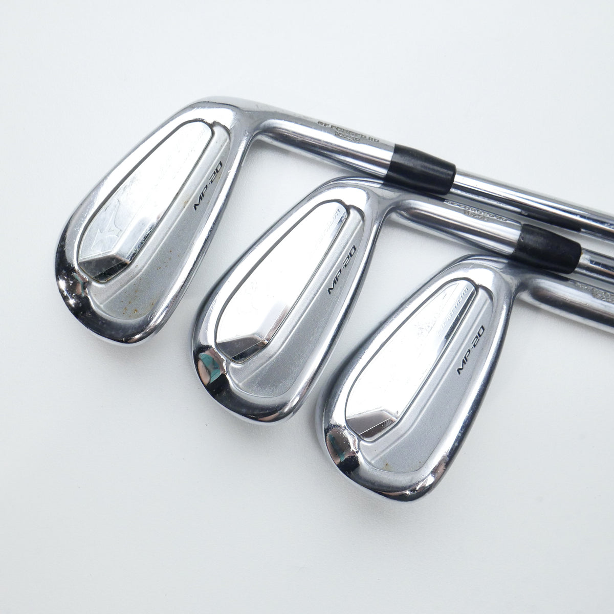 Used Mizuno MP-20 Iron Set / 5 - PW / Stiff Flex