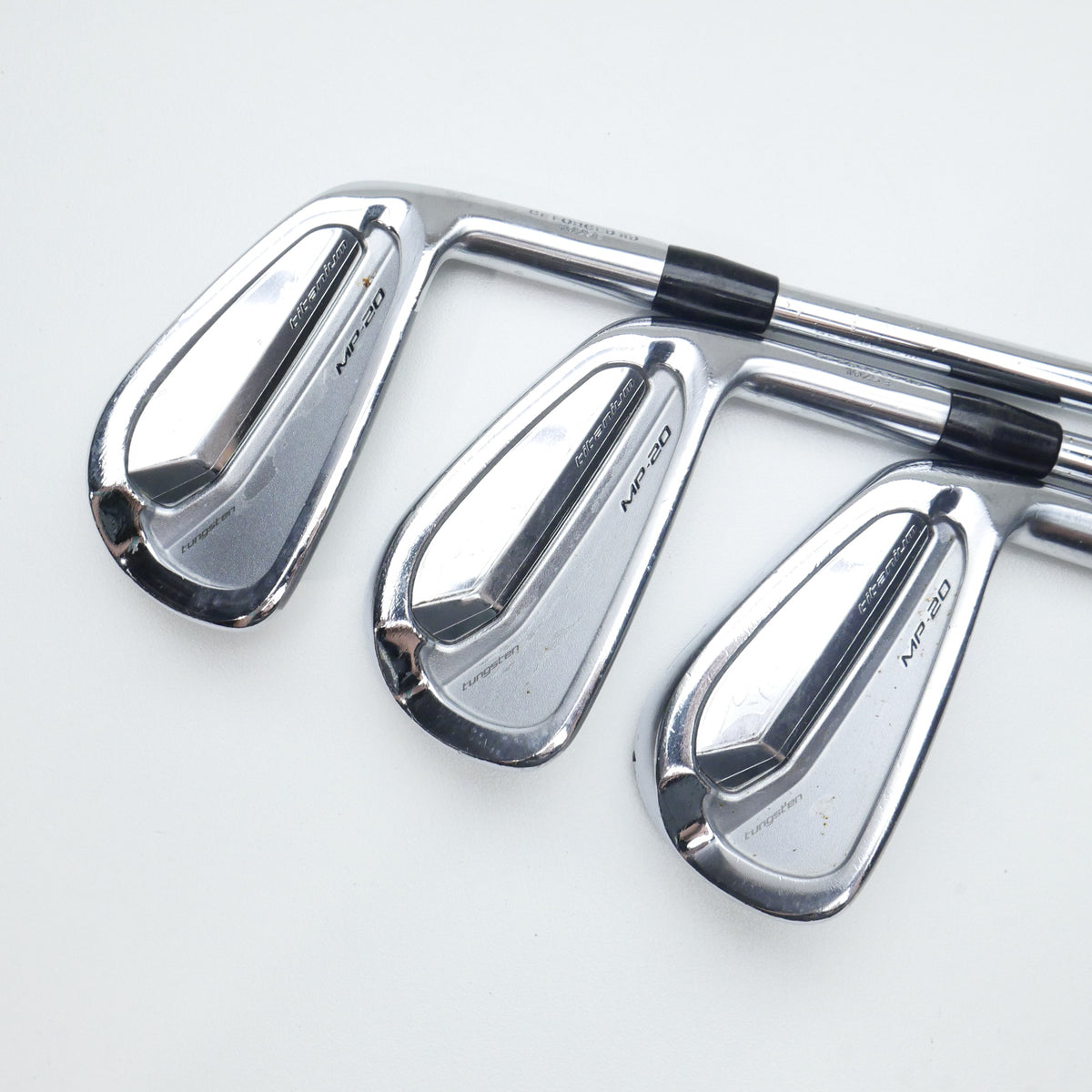 Used Mizuno MP-20 Iron Set / 5 - PW / Stiff Flex