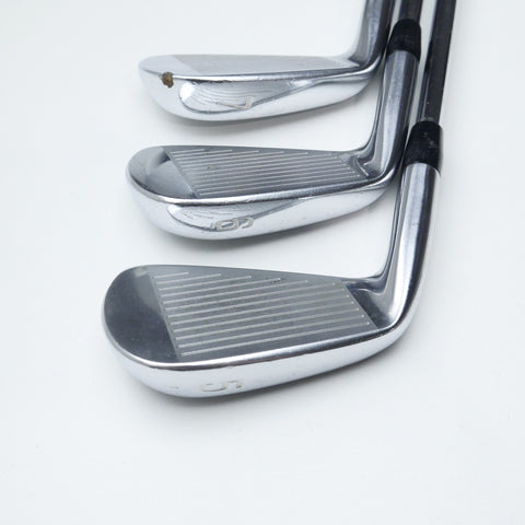 Used Mizuno MP-20 Iron Set / 5 - PW / Stiff Flex