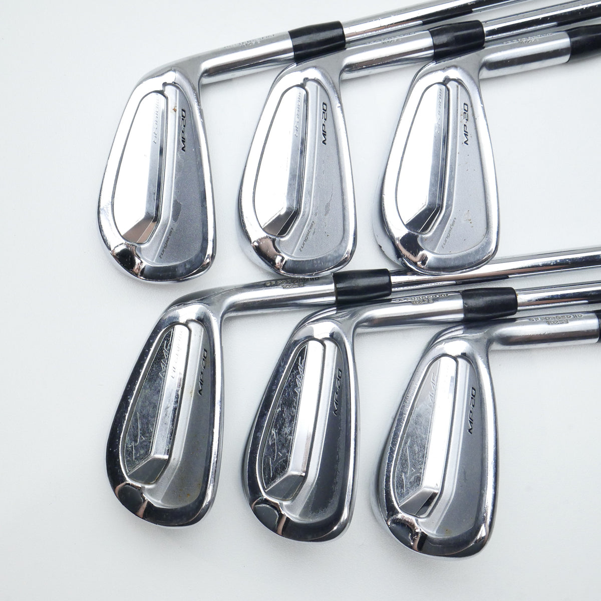 Used Mizuno MP-20 Iron Set / 5 - PW / Stiff Flex