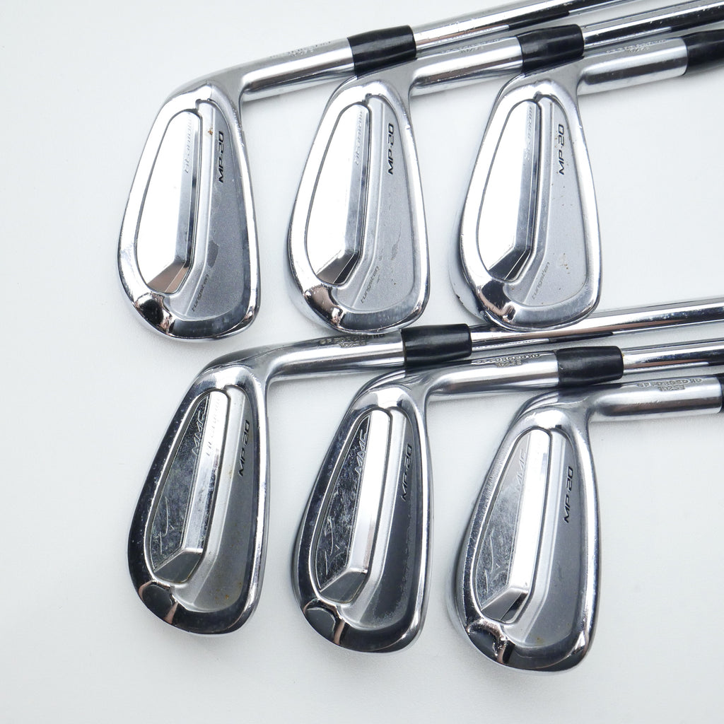 Used Mizuno MP-20 Iron Set / 5 - PW / Stiff Flex