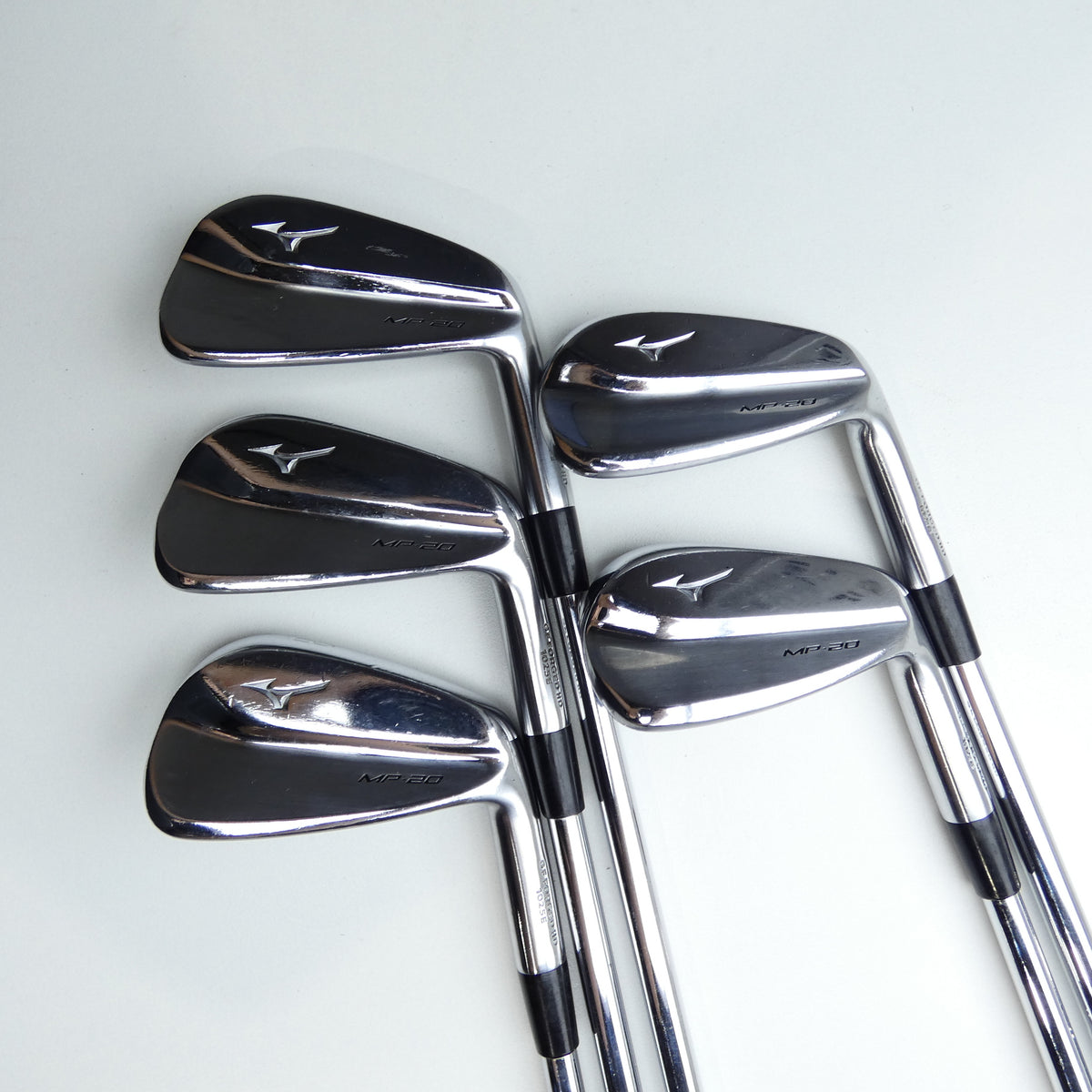 Used Mizuno MP-20 Iron Set / 6 - PW / Stiff Flex