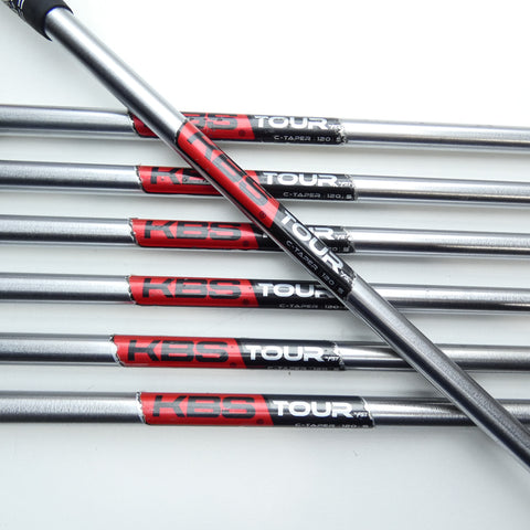 Used Mizuno MP-20 MMC Iron Set / 4 - PW / Stiff Flex