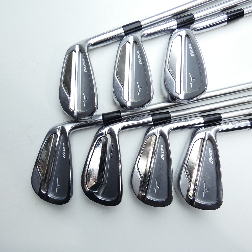 Used Mizuno MP-20 MMC Iron Set / 4 - PW / Stiff Flex