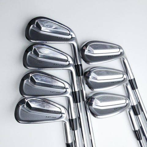 Used Mizuno MP-20 MMC Iron Set / 4 - PW / X-Stiff Flex