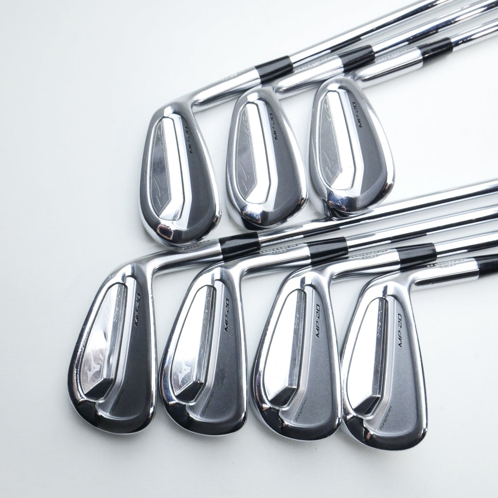 Used Mizuno MP-20 MMC Iron Set / 4 - PW / X-Stiff Flex