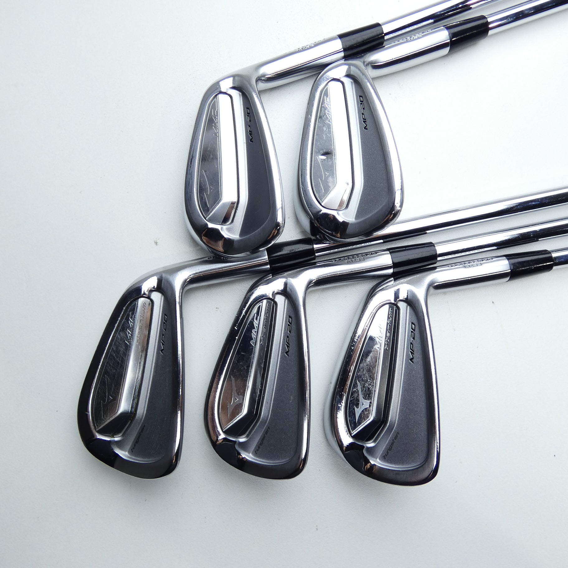 Used Mizuno MP-20 MMC Iron Set / 5 - 9 IRON / X-Stiff Flex