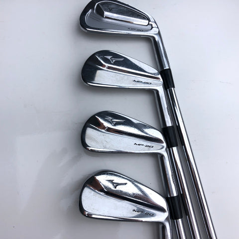 Used Mizuno MP-20 & MP-20 MMC Combo Iron Set / 4 - PW / Stiff Flex