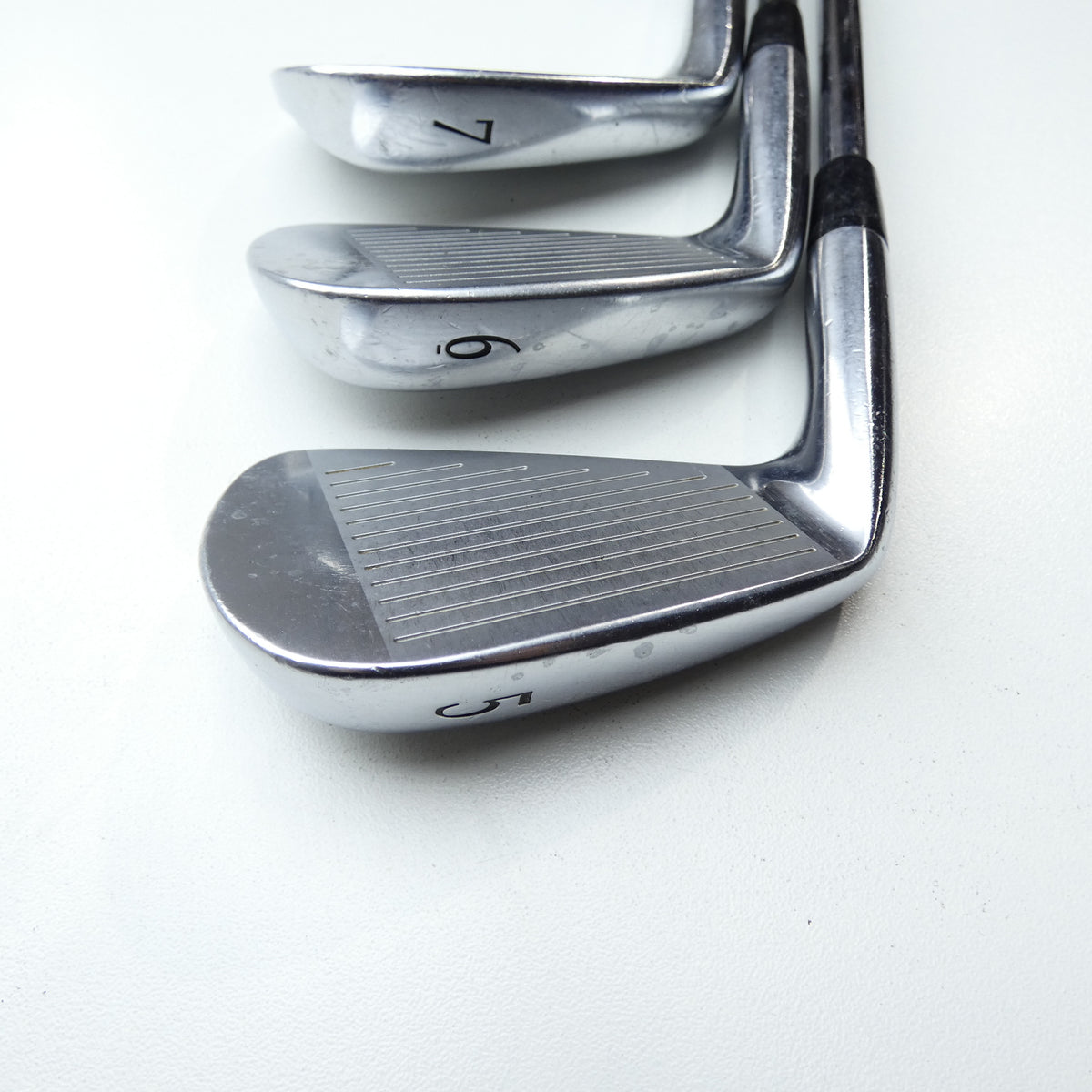 Used Mizuno MP-25 Iron Set / 5 - PW / Regular Flex