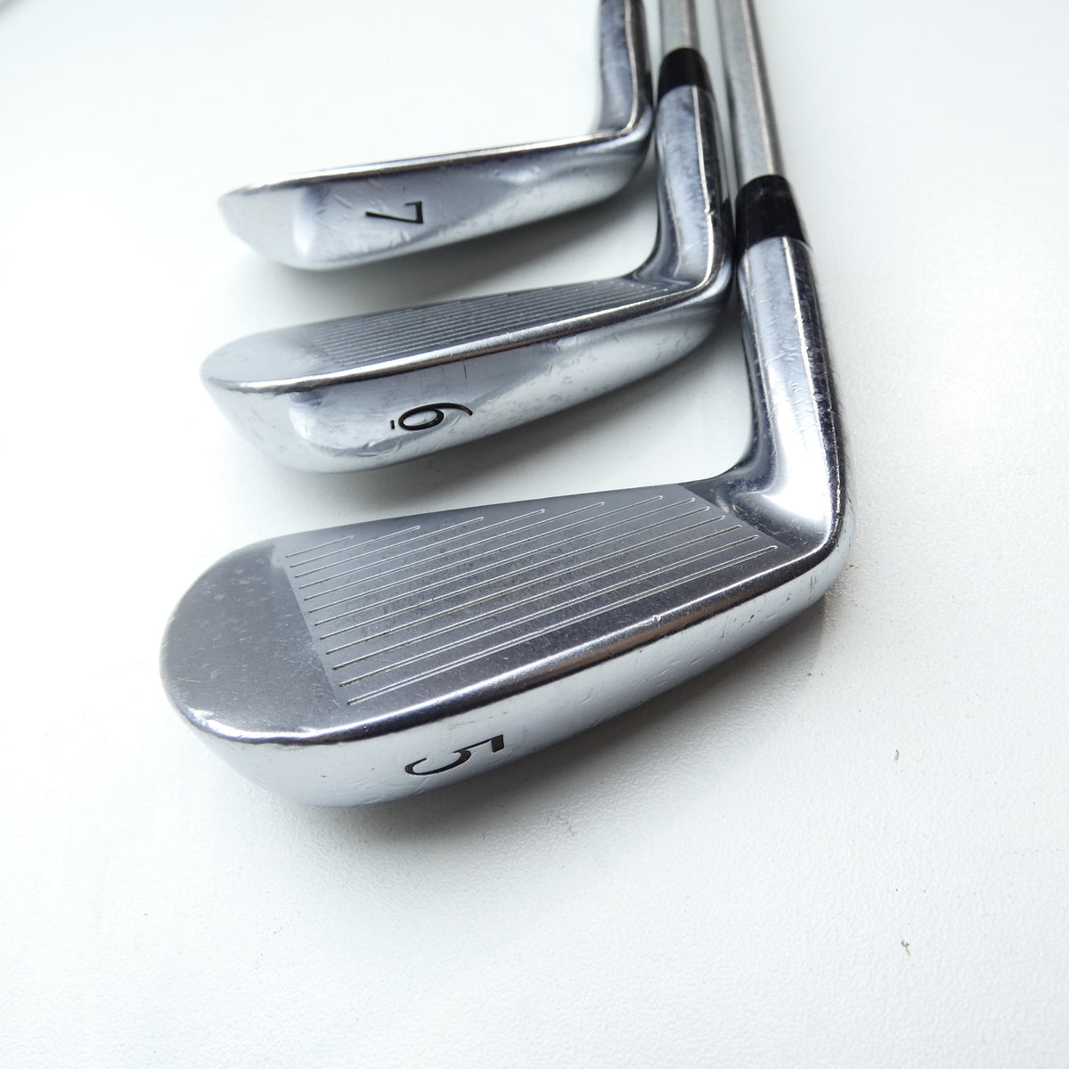 Used Mizuno MP-25 Iron Set / 5 - PW / Stiff Flex