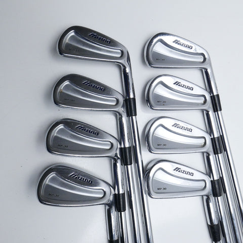 Used Mizuno MP-30 Iron Set / 3 - PW / Stiff Flex