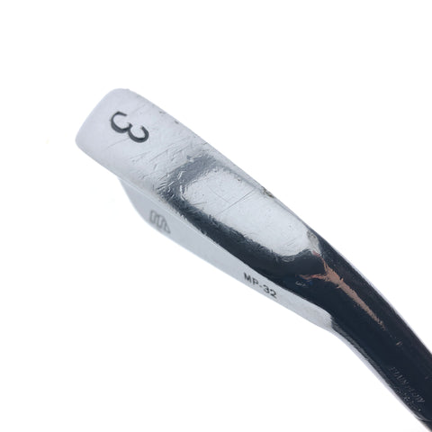 Used Mizuno MP-32 3 Iron / 21 Degrees / Soft Regular Flex