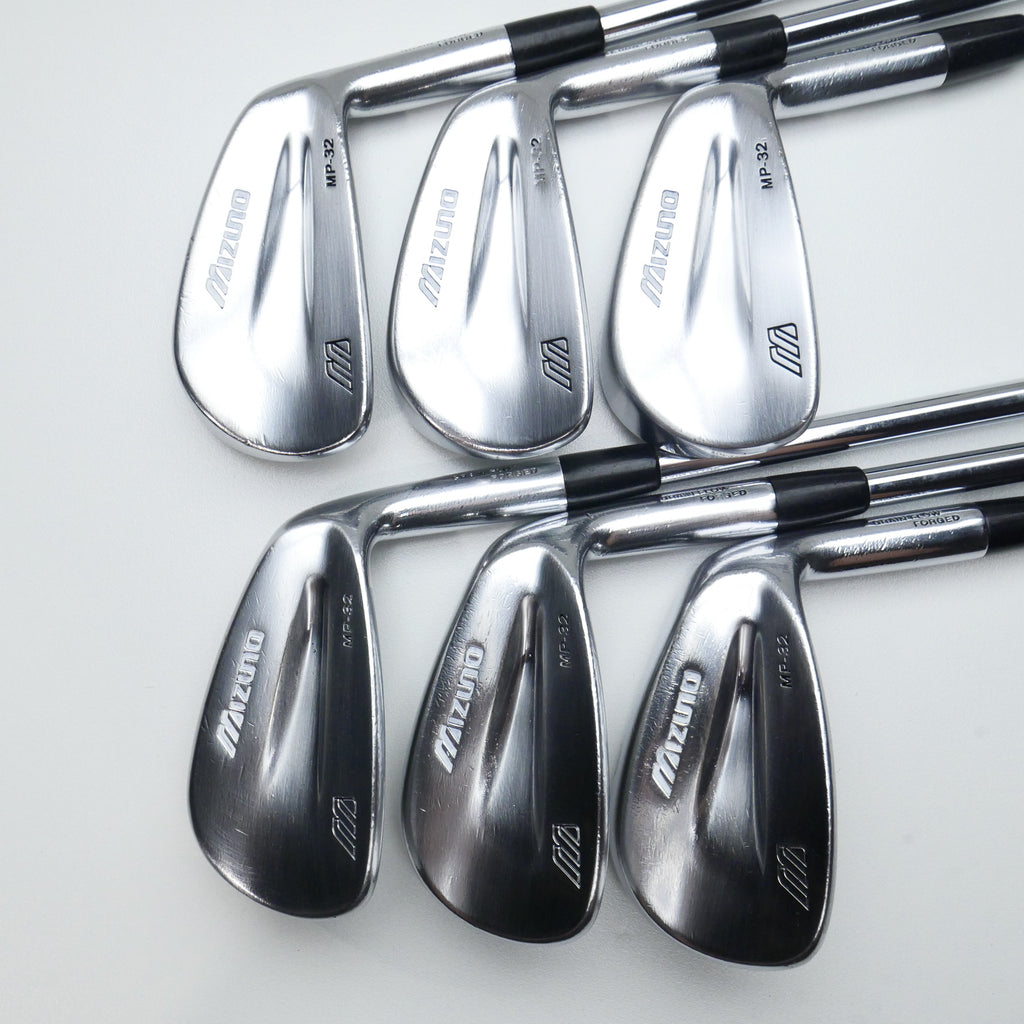 Used Mizuno MP-32 Iron Set / 5 - PW / Soft Regular Flex