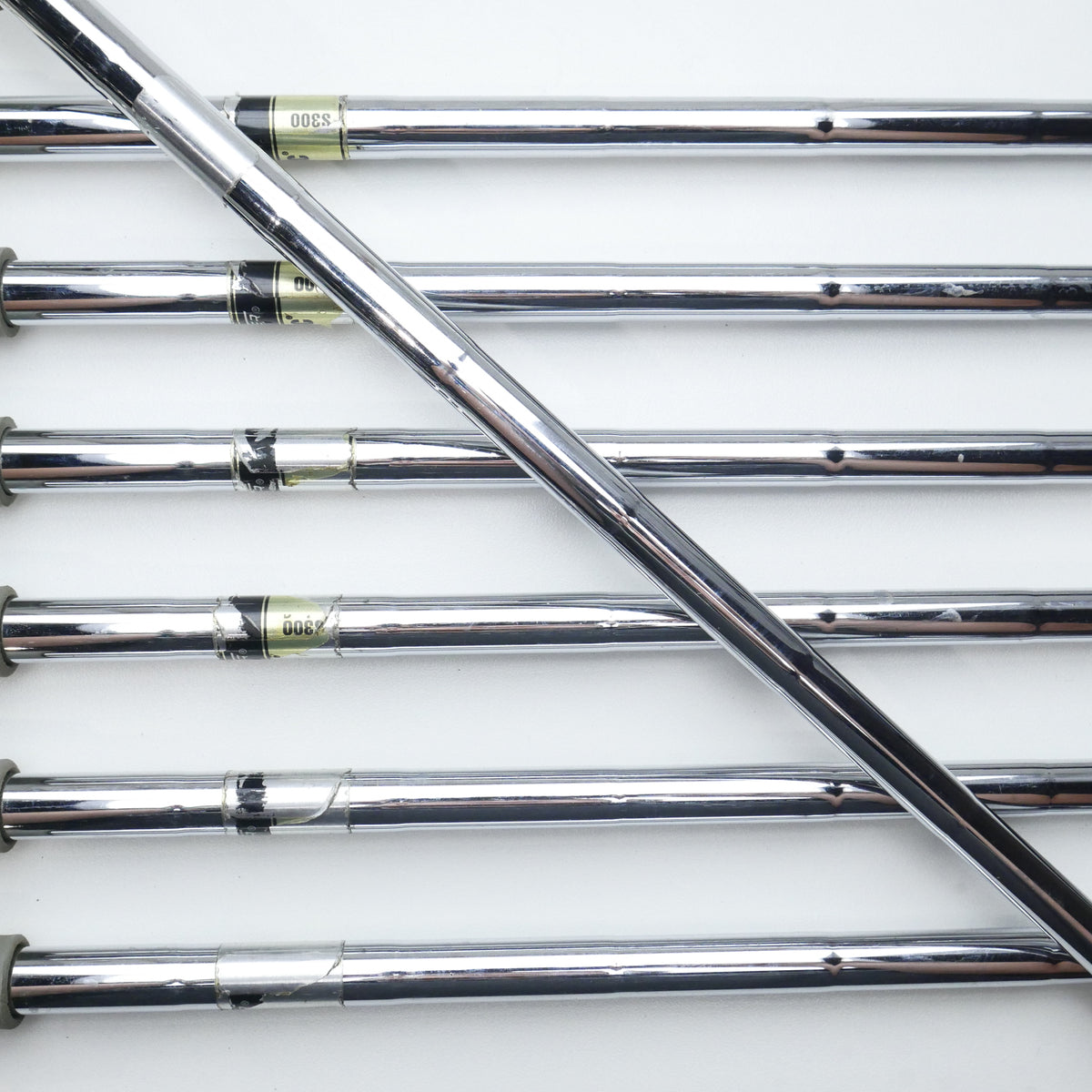 Used Mizuno MP-4 Iron Set / 4 - PW / Stiff Flex