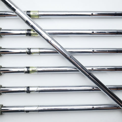 Used Mizuno MP-4 Iron Set / 4 - PW / Stiff Flex