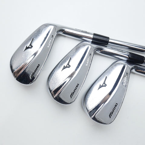 Used Mizuno MP-4 Iron Set / 4 - PW / Stiff Flex