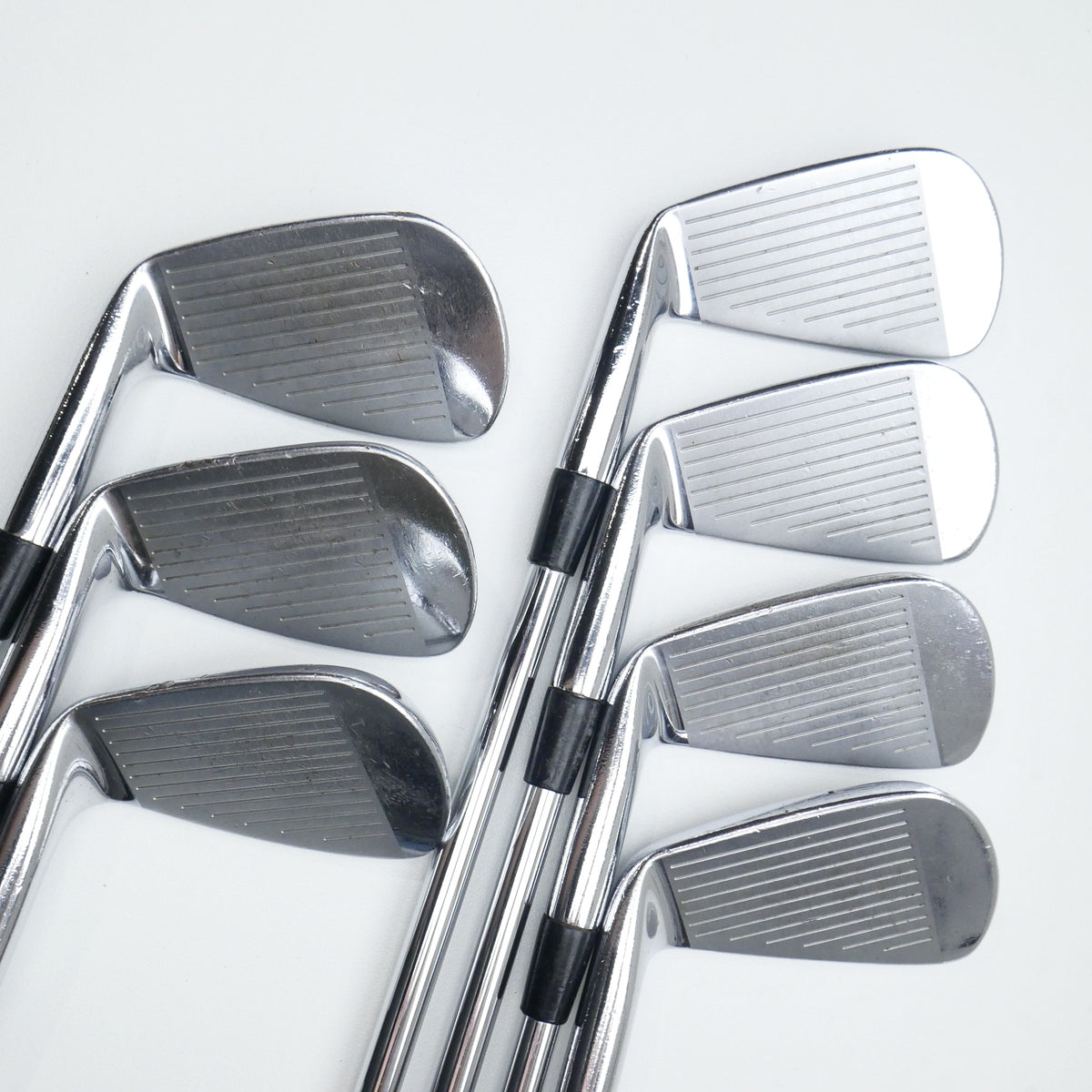 Used Mizuno MP-4 Iron Set / 4 - PW / Stiff Flex