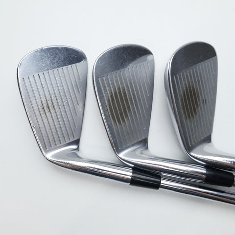 Used Mizuno MP-5 Iron Set / 6 - PW / Stiff Flex